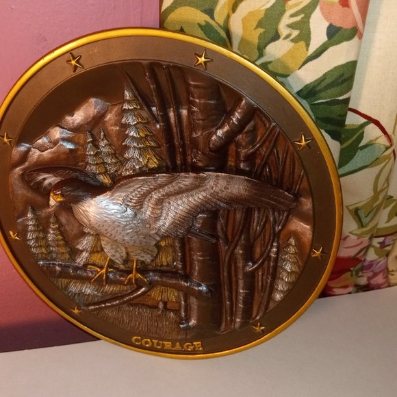 BRADFORD EXCHANGE "SPIRIT OF COURAGE" TO DECORATE YOUR LOVED ONE'S COURAGE DECOR - Picture 7 of 10